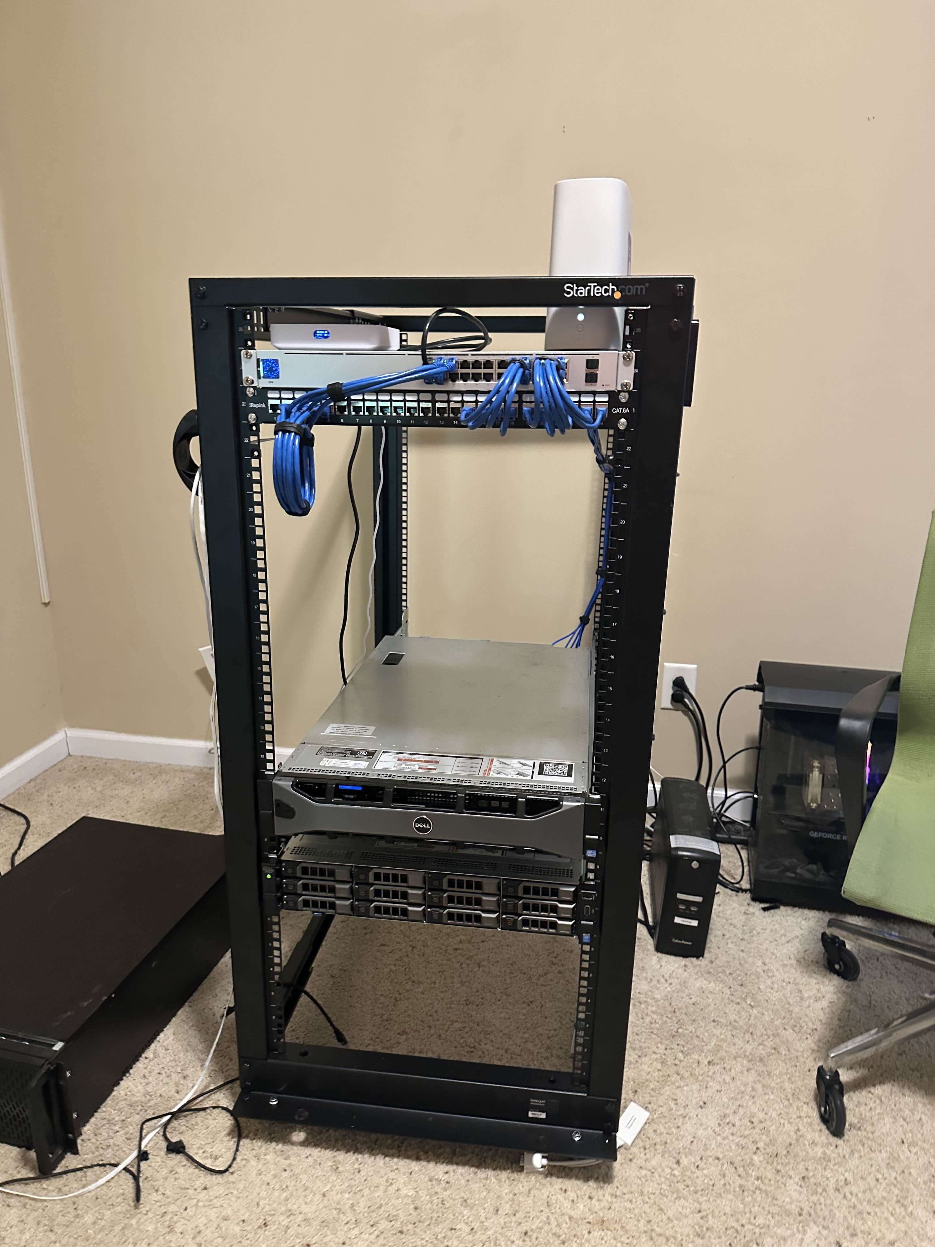 The Cleaned up Rack with a Second Server